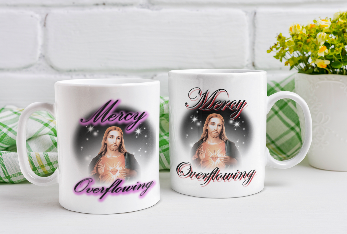 Mercy Overflowing - Faith Inspired Coffee Mug