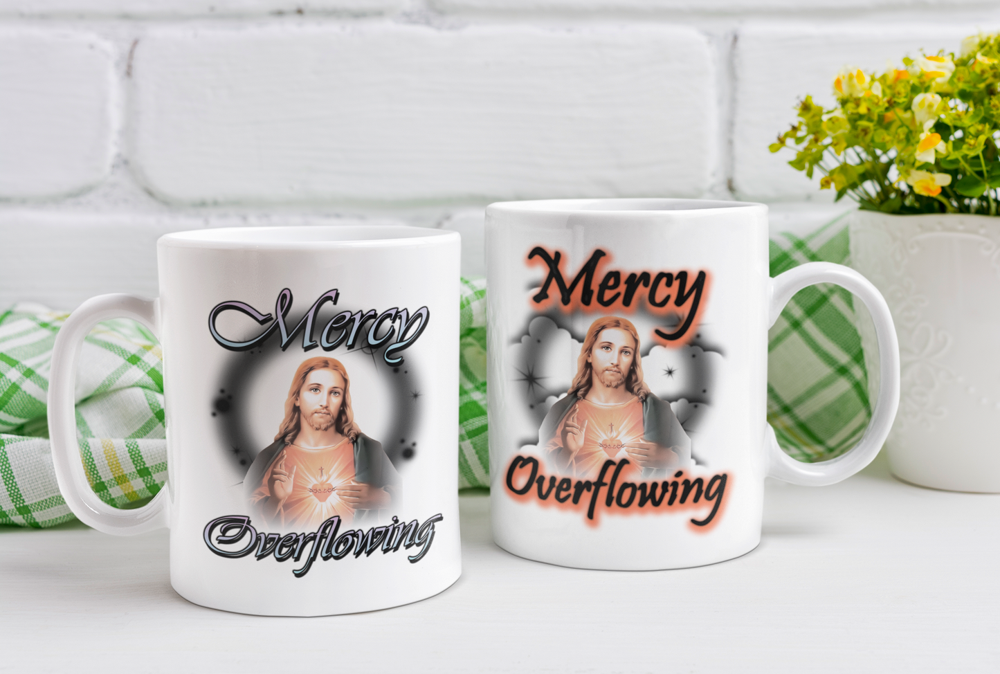 Mercy Overflowing - Faith Inspired Coffee Mug