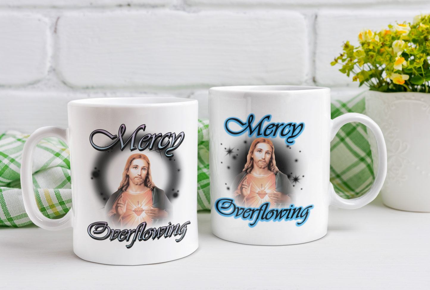 Mercy Overflowing - Faith Inspired Coffee Mug