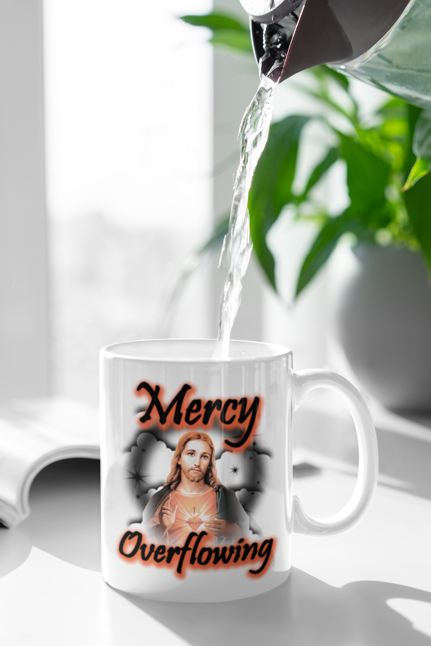 Mercy Overflowing - Faith Inspired Coffee Mug