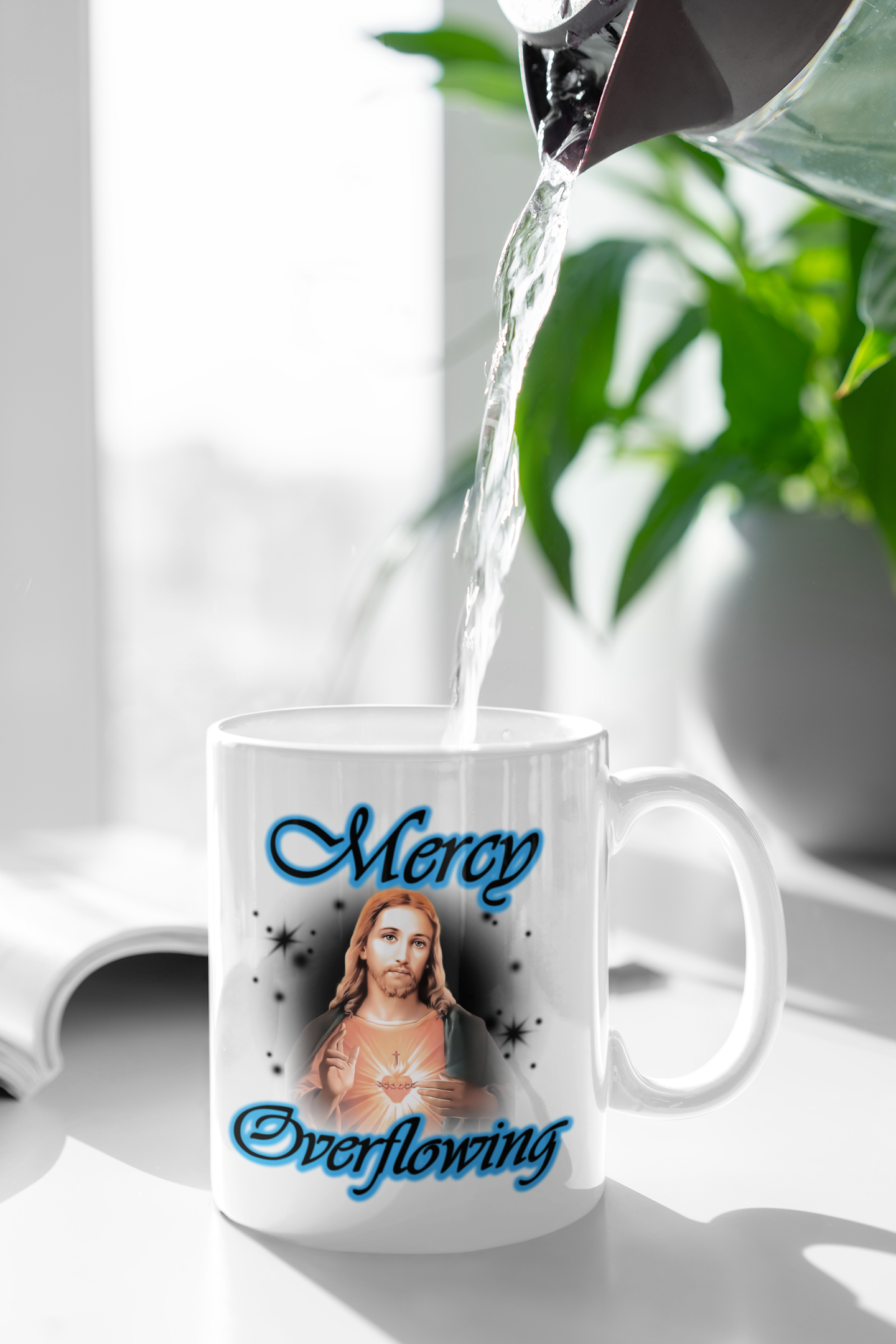 Mercy Overflowing - Faith Inspired Coffee Mug