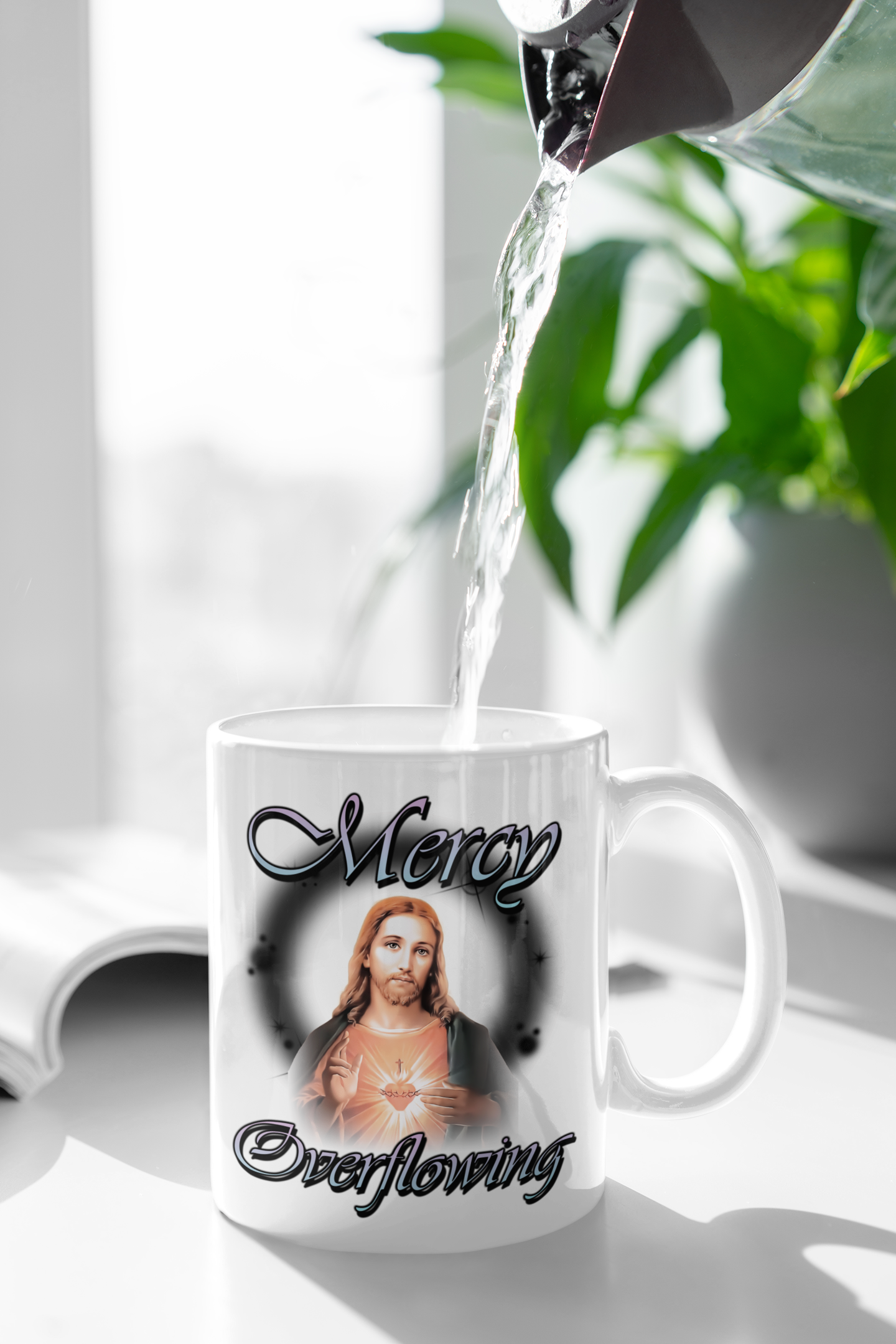 Mercy Overflowing - Faith Inspired Coffee Mug